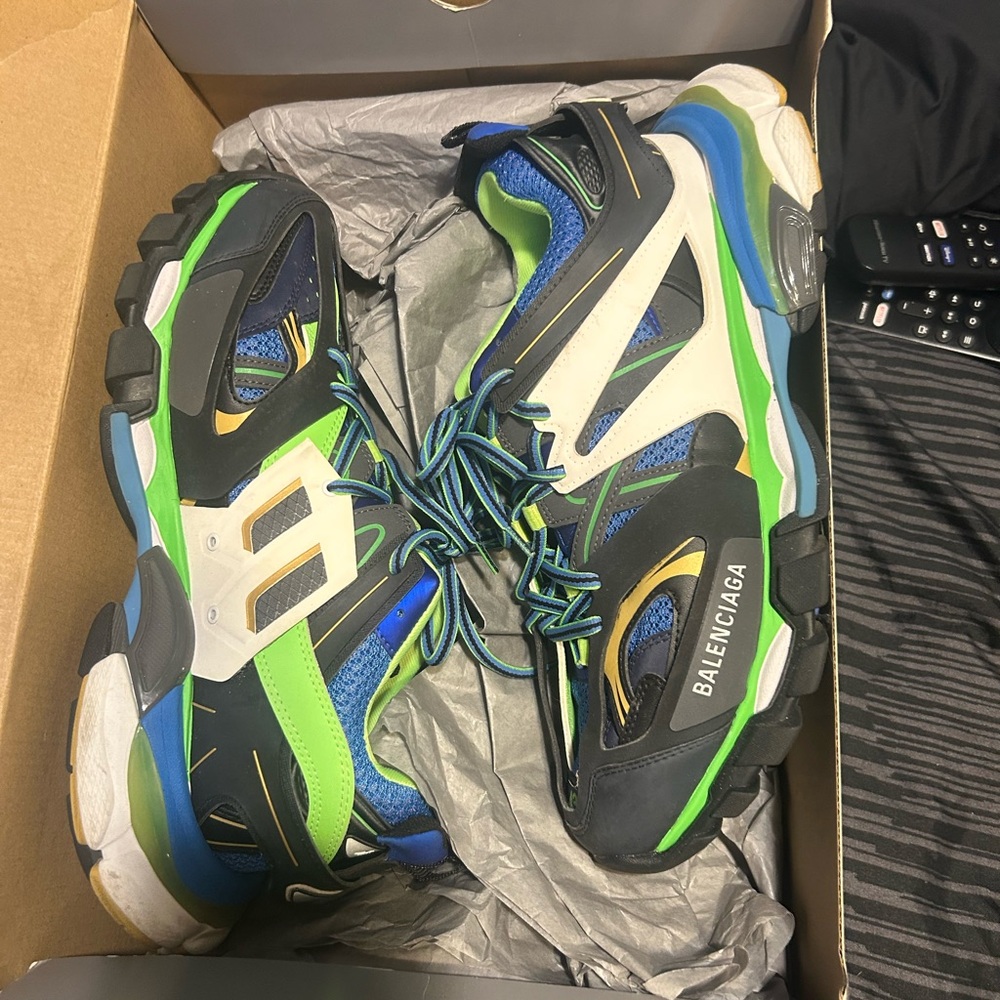 Balenciaga Multicolor Track Sneakers - Picture 2 of 2